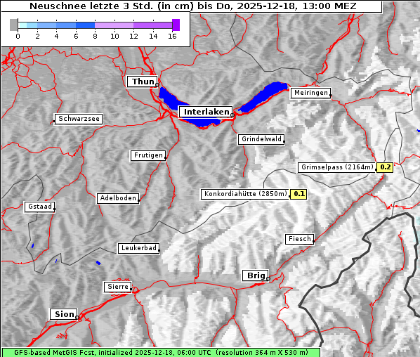Neuschnee, 18. 12. 2025