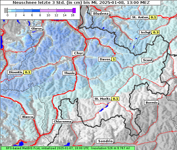 Neuschnee, 8. 1. 2025