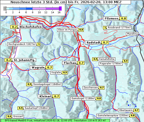 Neuschnee, 20. 2. 2026