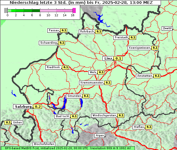 Niederschlag, 28. 2. 2025