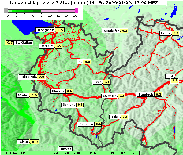 Niederschlag, 9. 1. 2026