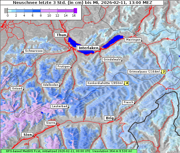 Neuschnee, 11. 2. 2026