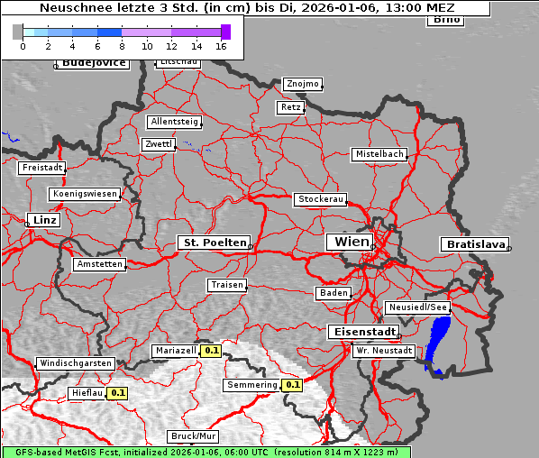 Neuschnee, 6. 1. 2026