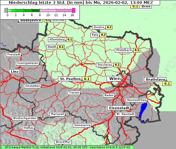 Niederschlag, 2. 2. 2026