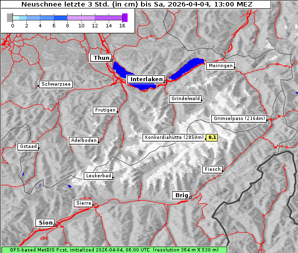 Neuschnee, 4. 4. 2026