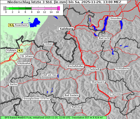 Niederschlag, 29. 11. 2025