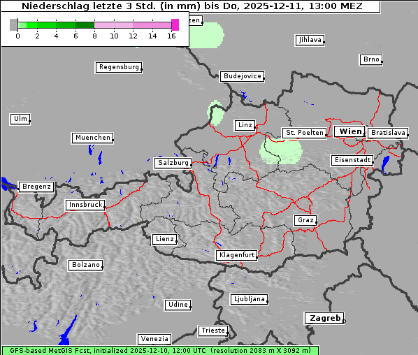 Niederschlag, 11. 12. 2025