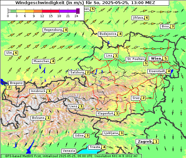 Wind, 25. 5. 2025