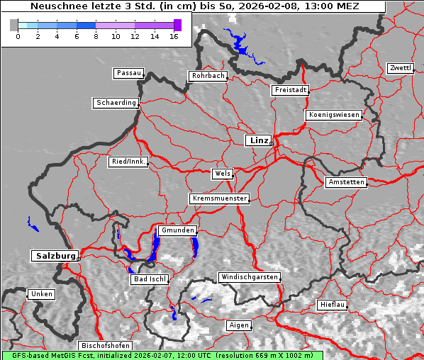 Neuschnee, 8. 2. 2026