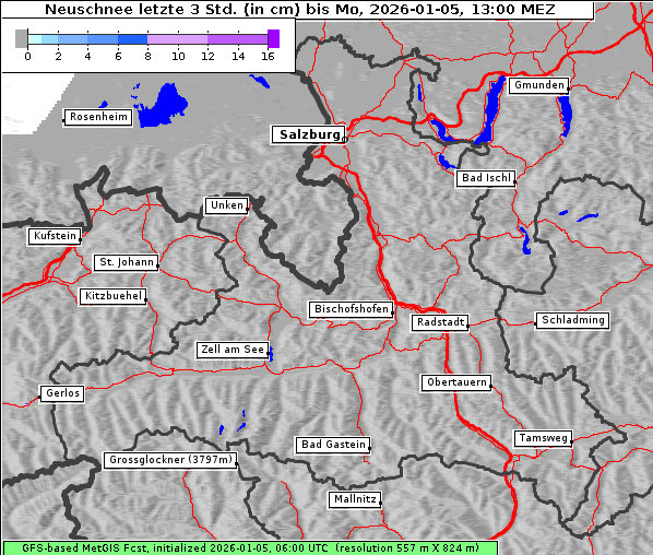 Neuschnee, 5. 1. 2026