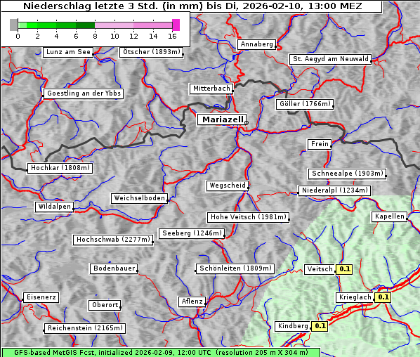 Niederschlag, 10. 2. 2026
