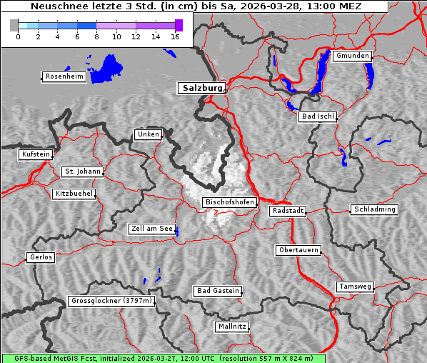 Neuschnee, 28. 3. 2026