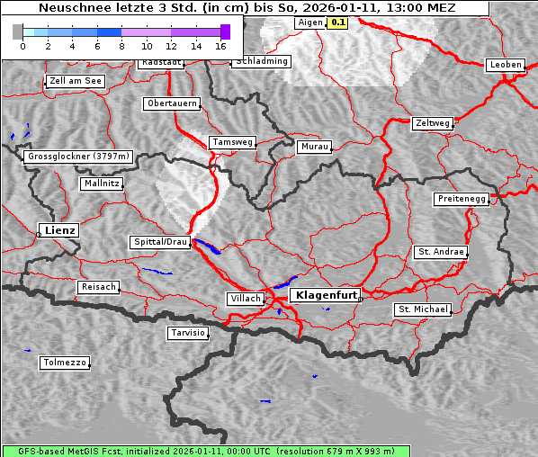 Neuschnee, 11. 1. 2026