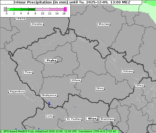 Niederschlag, 9. 12. 2025