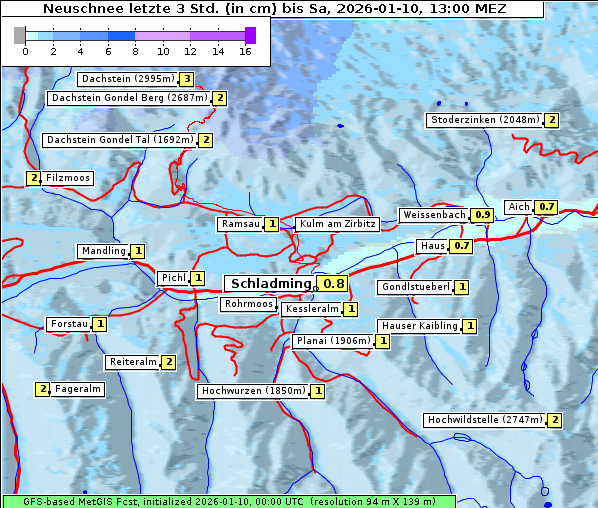 Neuschnee, 10. 1. 2026
