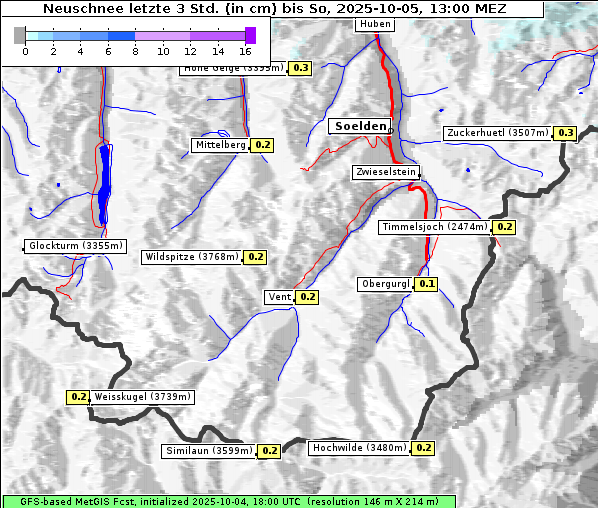 Neuschnee, 5. 10. 2025