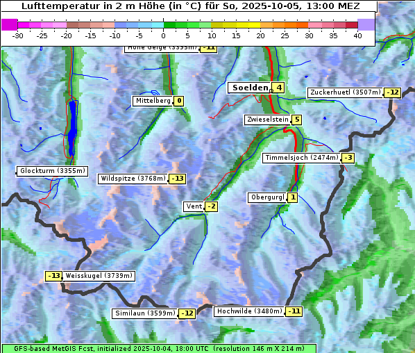 Temperatur, 5. 10. 2025