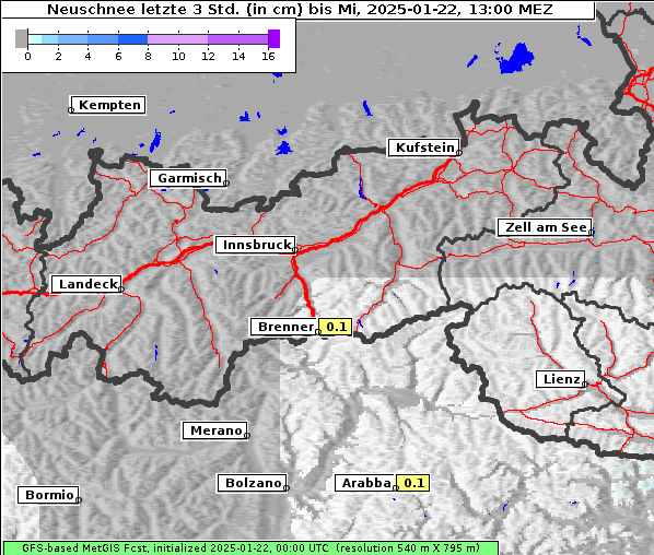 Neuschnee, 22. 1. 2025