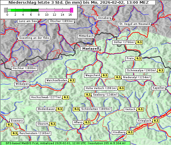 Niederschlag, 2. 2. 2026