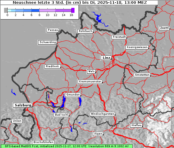 Neuschnee, 18. 11. 2025