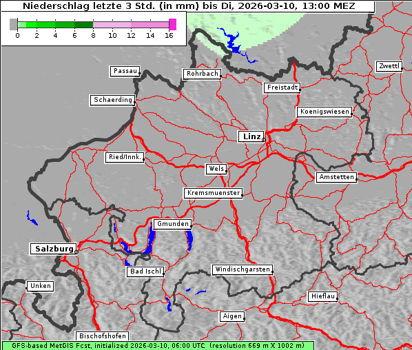 Niederschlag, 10. 3. 2026