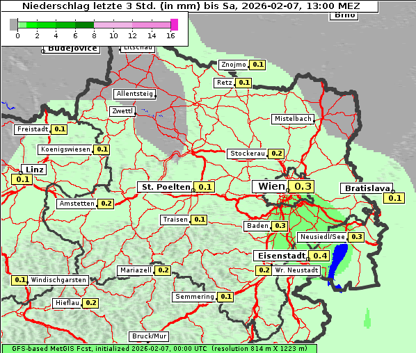 Niederschlag, 7. 2. 2026