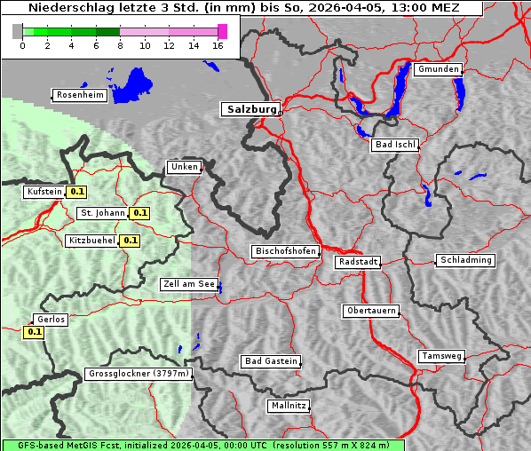 Niederschlag, 5. 4. 2026