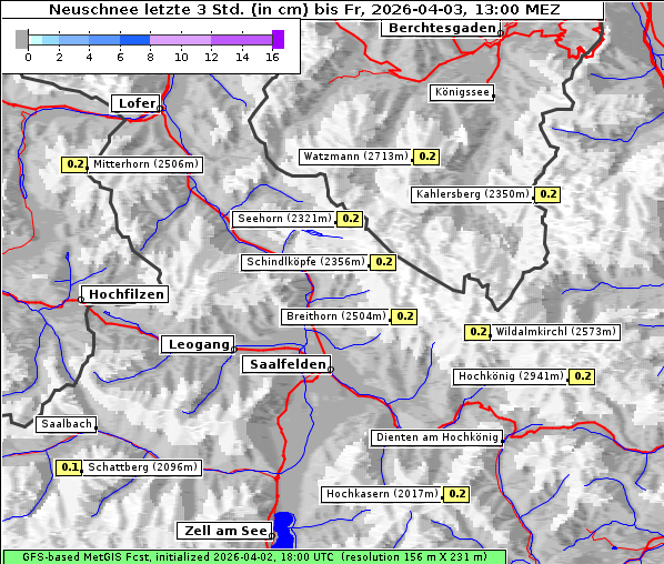 Neuschnee, 3. 4. 2026