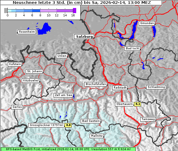 Neuschnee, 14. 2. 2026