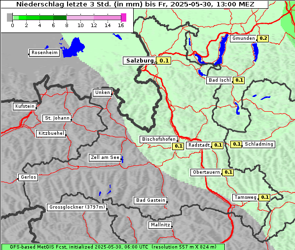 Niederschlag, 30. 5. 2025