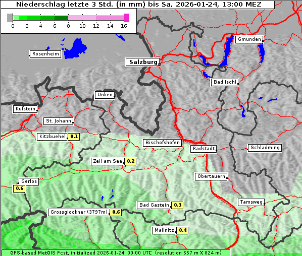 Niederschlag, 24. 1. 2026