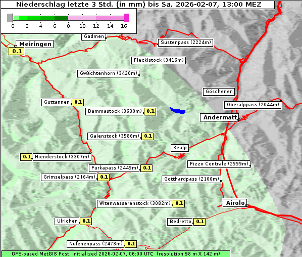 Niederschlag, 7. 2. 2026