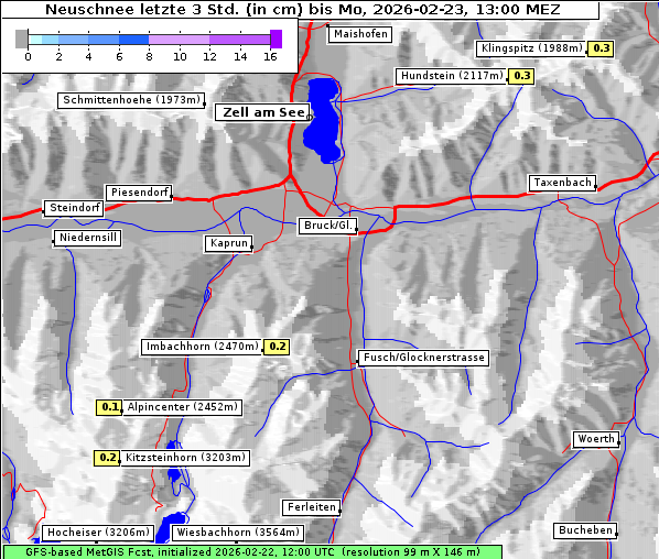 Neuschnee, 23. 2. 2026
