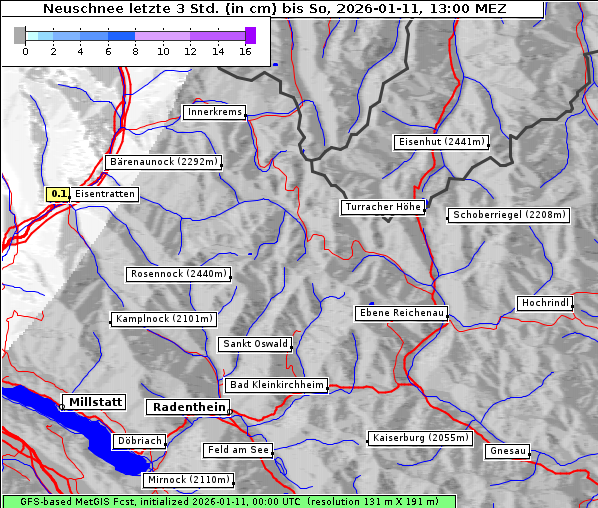 Neuschnee, 11. 1. 2026