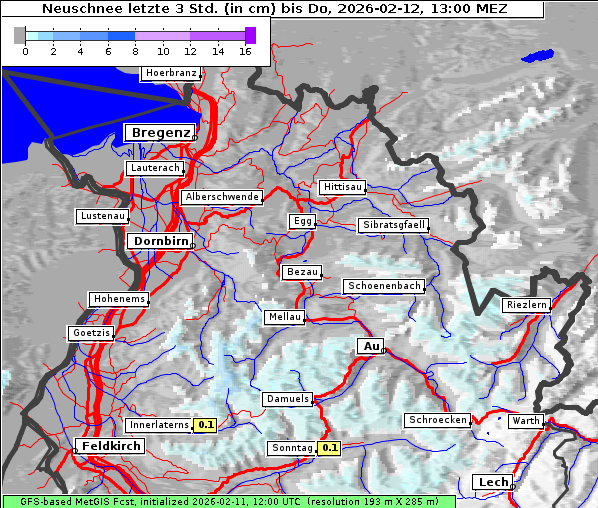 Neuschnee, 12. 2. 2026