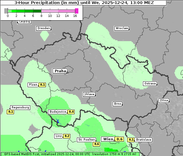 Niederschlag, 24. 12. 2025