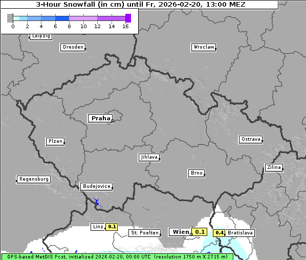 Neuschnee, 20. 2. 2026