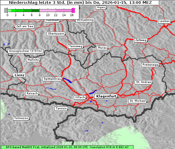Niederschlag, 15. 1. 2026