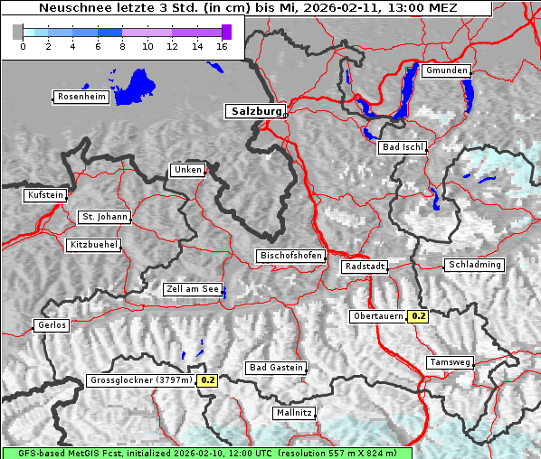 Neuschnee, 11. 2. 2026