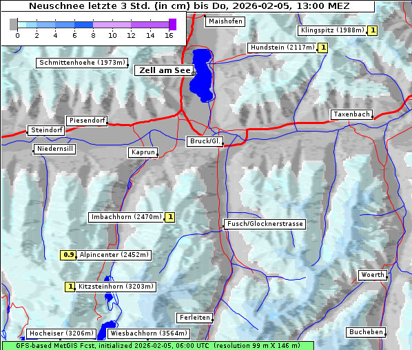 Neuschnee, 5. 2. 2026