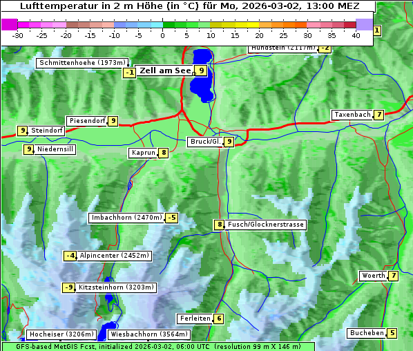 Temperatur, 2. 3. 2026