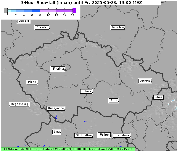 Neuschnee, 23. 5. 2025