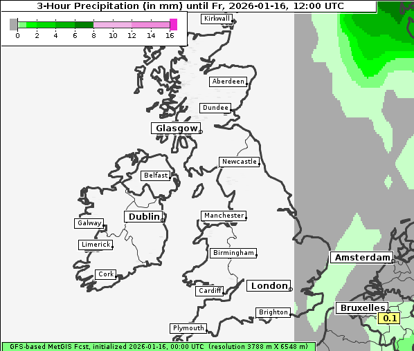 Niederschlag, 16. 1. 2026