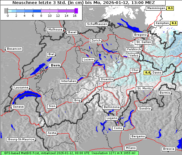 Neuschnee, 12. 1. 2026