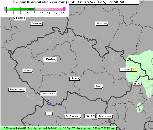 Niederschlag, 15. 11. 2024