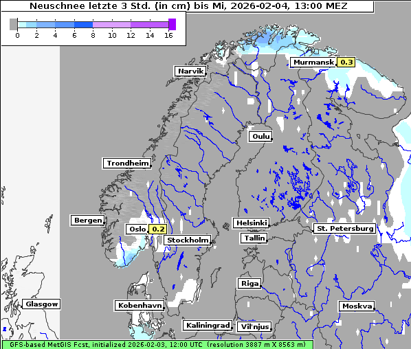 Neuschnee, 4. 2. 2026