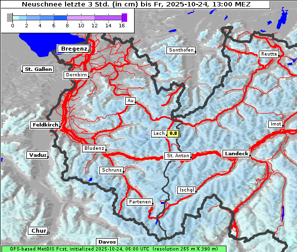 Neuschnee, 24. 10. 2025