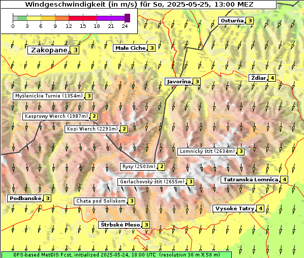 Wind, 25. 5. 2025