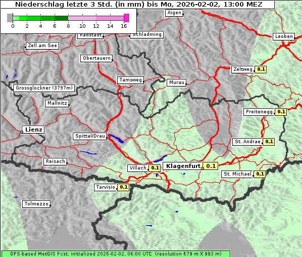 Niederschlag, 2. 2. 2026