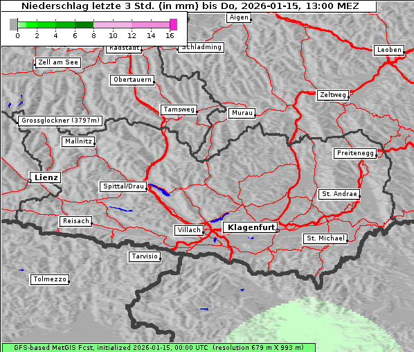 Niederschlag, 15. 1. 2026